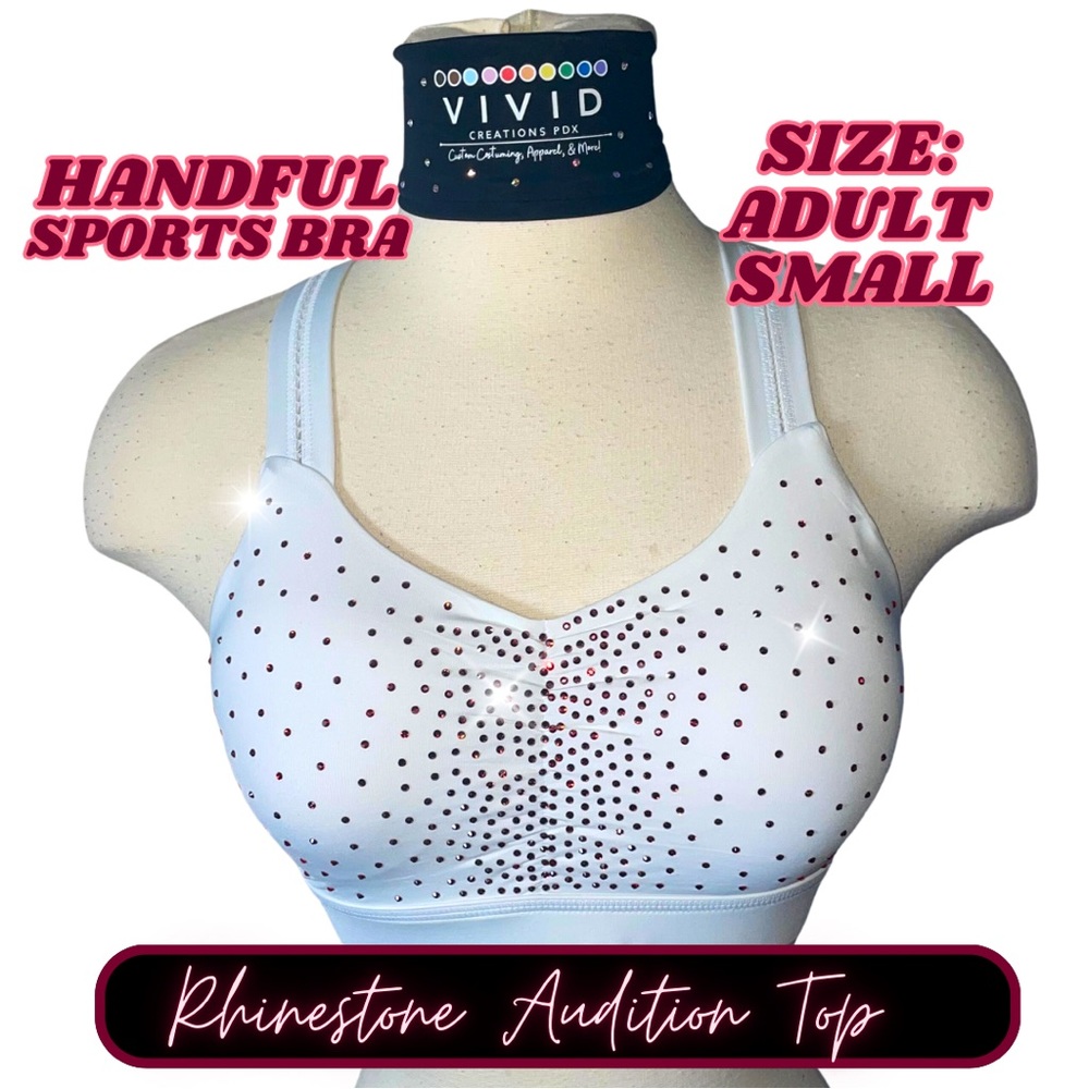 Handful Sports Bra- NBA NFL IFL WHL Pro Cheer Pro Dance Audition Top